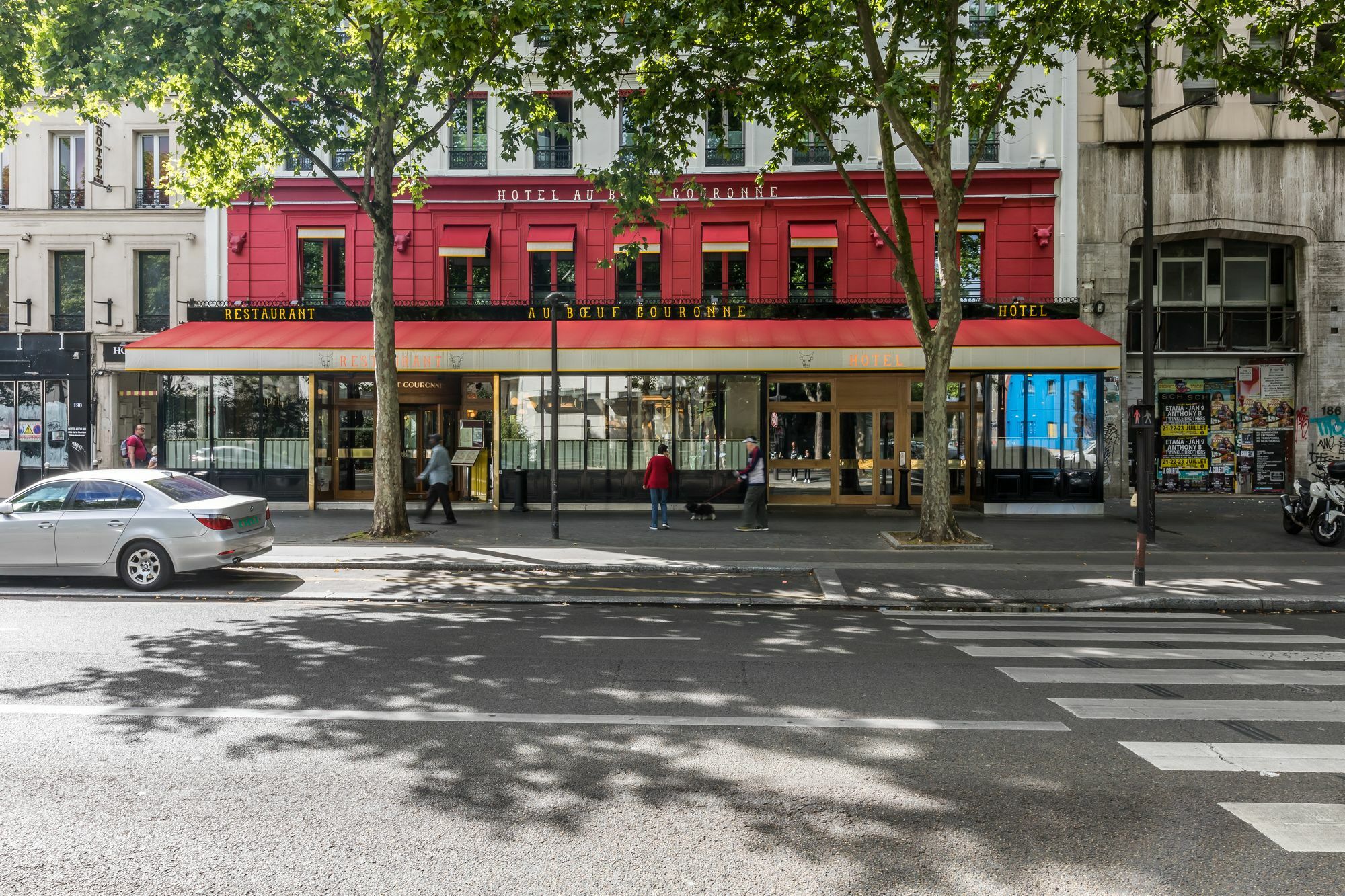 Hotel Restaurant Au Boeuf Couronné París Exterior foto